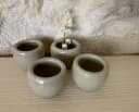 Vintage French Snail Pots en Gres