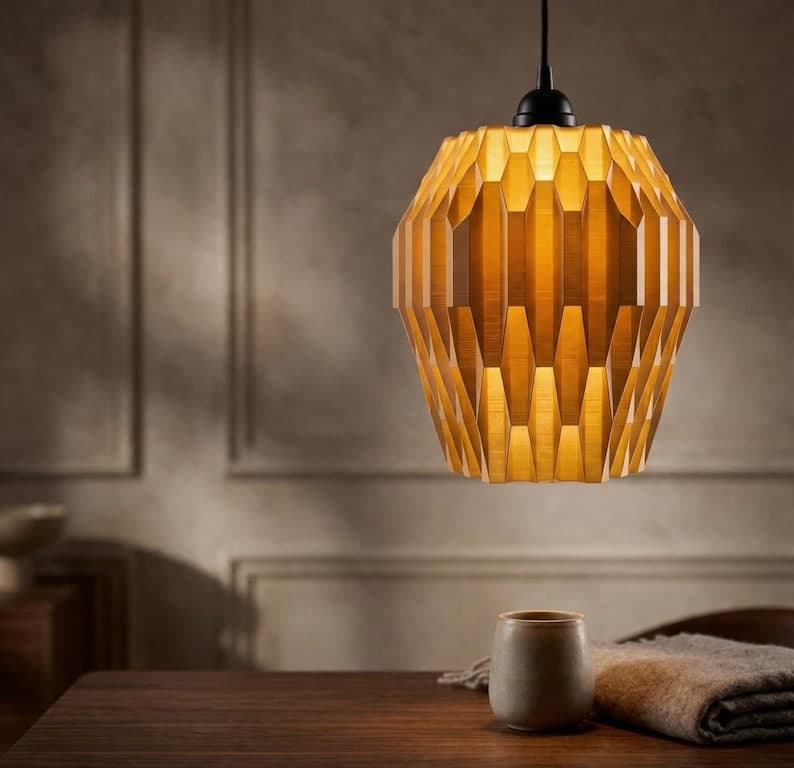 3DPPA Beehive Lampshade | Home Decor | Gift Idea | Geometric | Pendant Lighting