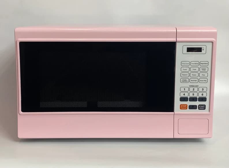 Pink Magic Chef Microwave, Pink Kitchen, Pink Microwave, Pink Appliances, Magic Chef 1.3 Cubic Feet 1000 Watts